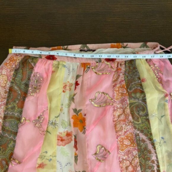Beams Boy Japanese Fashion Brand Women's BoHo Style Floral Pattern Skirt. - Picture 8 of 11